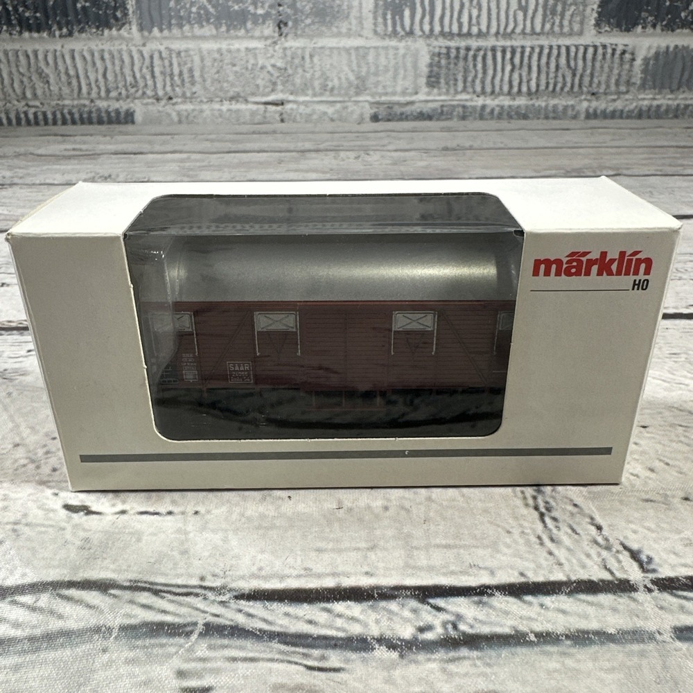 Märklin 46274 H0 DB SAAR Gmhs 54 Covered Freight Car Era III NEW OPEN BOX